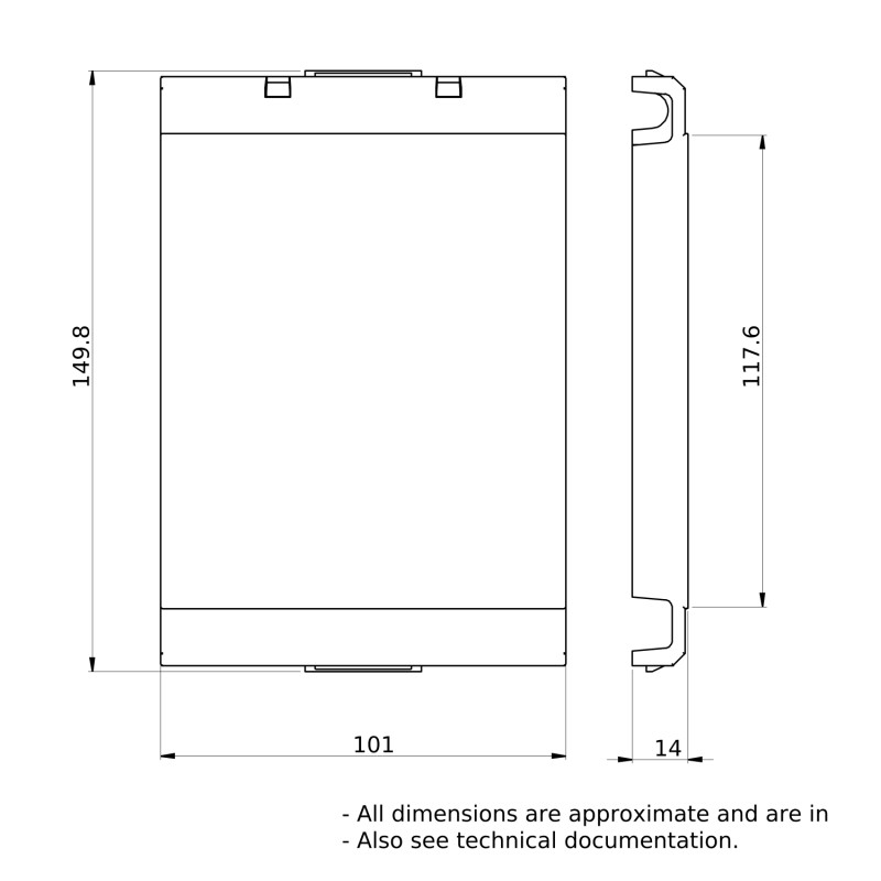 Монтажная пластина для измерительных устройств 72x72/45x45/4xD16/4xD22 в шкафы PrismaSeT [LVS03901] Schneider Electric