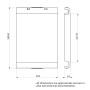 Монтажная пластина для измерительных устройств 72x72/45x45/4xD16/4xD22 в шкафы PrismaSeT [LVS03901] Schneider Electric