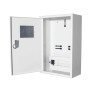 Корпус металевий під 3-ф лічильник 12 модулів 260х428х150мм IP31 навісний [ЯУР-3Н-12 ек.] E.NEXT ЯУР-3Н-12 ек.