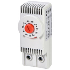 Термостат 10А -10+80°C 1NC 110-250В AC 60В DC для шкафов [1344000] EF-TER-NC ETI