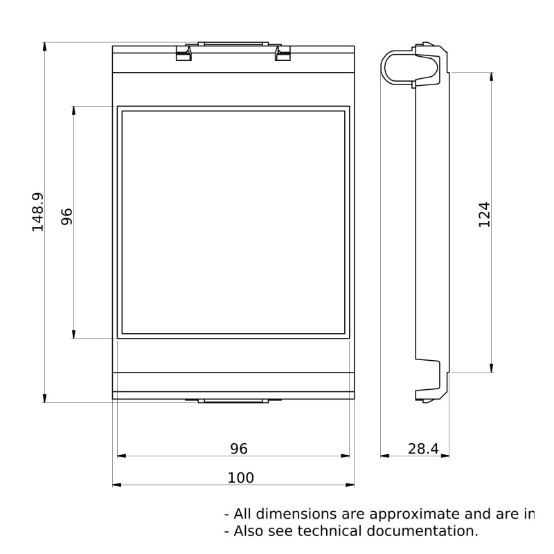 Монтажная пластина для измерительных устройств 96x96мм в шкафы PrismaSeT [LVS03903] Schneider Electric
