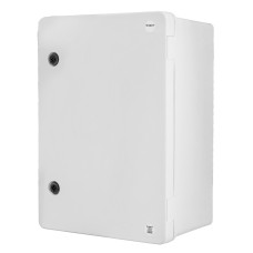 Корпус пластиковый 400x300x210мм GRP-полиэстера IP67 ударопрочный [i0601002] E.NEXT e.plbox.industrial.40.30.21,