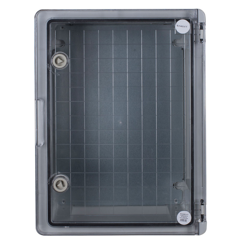 Корпус пластиковый 400x300x170мм ABS IP65 прозрачная дверь [p084203] E.NEXT e.plbox.pro.p.40.30.17.tr