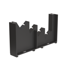 Ступенчатый шинодержатель до 630А 4 полюса [R5BSGF630TN] RAM block ДКС