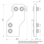 Кутове з'єднання 80x140x4мм для шины Linergy LGYE 1600A в шкафы PrismaSeT [LVS04603] Schneider Electric