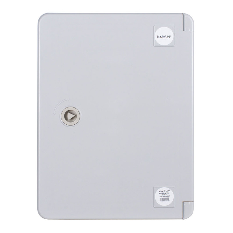 Корпус пластиковий 280x210x130мм ABS IP65 [p084101] E.NEXT e.plbox.pro.p.28.21.13