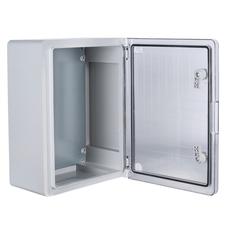 Корпус пластиковый 400x300x170мм ABS IP65 прозрачная дверь [p084203] E.NEXT e.plbox.pro.p.40.30.17.tr