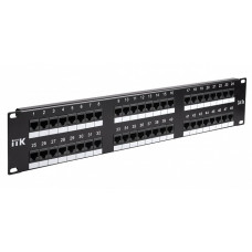 Патч-панель 2U кат.5Е UTP 48 портов Dual [PP48-2UC5EU-D05] УЕК