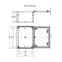 Корпус полиэстеровый 400x300x200мм IP66 с замком [1102601] EPC 40-30-20 ETI
