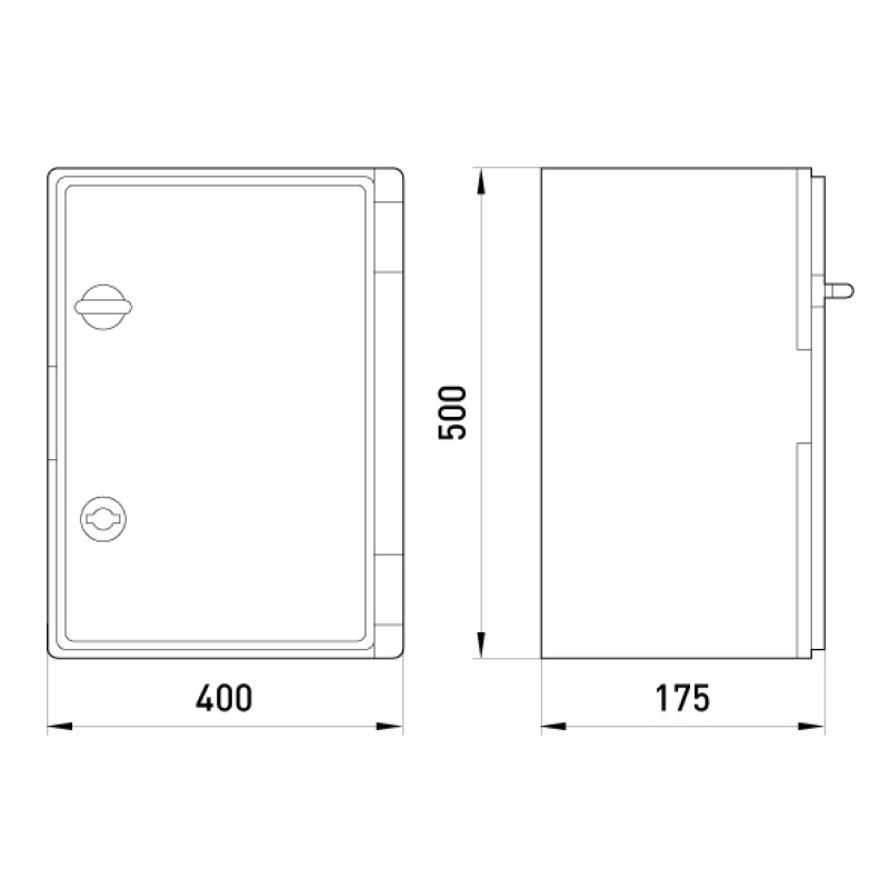 Корпус пластиковый 400х500х175мм IP65 прозрачные двери [CP5014] E.NEXT e.plbox.400.500.175.tr