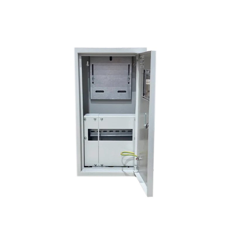 Корпус металлический под 1-ф счетчик 9 модулей 470x260x145мм навесной [SKM24-N-1-09-31-U] ЩОРн-1/9 UEC