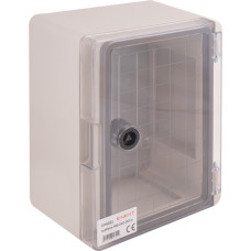 Корпус пластиковий 180х240х130мм IP65 прозорі двері [CP5032] E.NEXT e.plbox.180.240.130.tr