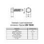 DIN7504K 4,8х25 Саморез для кровли со сверлом max=4,4 TEX-H цинк (100 шт.) [9T62000009T6482520] Metalvis