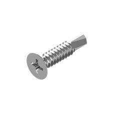 DIN7504P 6,3х75 PH3 Саморез со сверлом max=6 TEX-C цинк потайная головка (100 шт.) [9T12000009T1637520] Metalvis