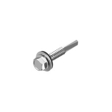 DIN7504K 5,5х32 Саморез для кровли с длинным сверлом и шайбой max=13 TEX-HL цинк (250 шт.) [9T62C00009T655322P] Metalvis