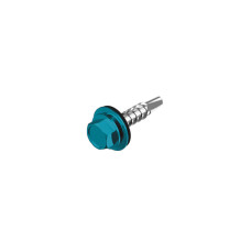 RAL5020 4,8х35 Саморез для кровли со сверлом max=2 для дерева TEX-HF цинк [9T62P0009T6RAL5020] Metalvis