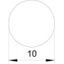 Круглый проводник ø10мм оцинкованная сталь (1пог.м) [5021103] OBO bettermann