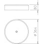 Бетонное основание ø364x80мм морозостойкая [5403227] F-FIX-S16 OBO Bettermann