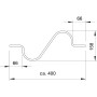 Температурный компенсатор ø8мм 405x160мм алюминий [5218926] OBO bettermann