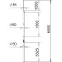 Молниеприемная мачта ø50мм L=6м изолированная стеклопластик [5408936] IN 6000 OBO Bettermann