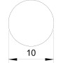 Круглый проводник ø10мм алюминий (1пог.м) [5021308] RD 10-ALU OBO bettermann