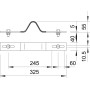 Компенсатор 325x40x5мм алюминий для закрытия деформационных швов [5016142] OBO bettermann