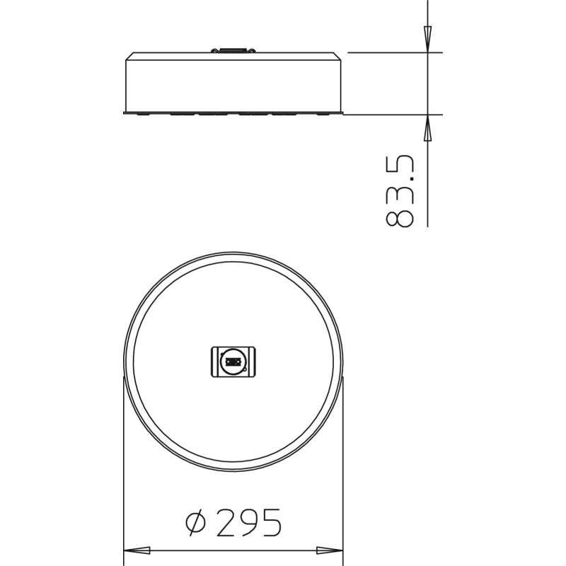 Бетонное основание с фиксатором ø295x83,5мм [5403102] TrayFix-10-S OBO Bettermann