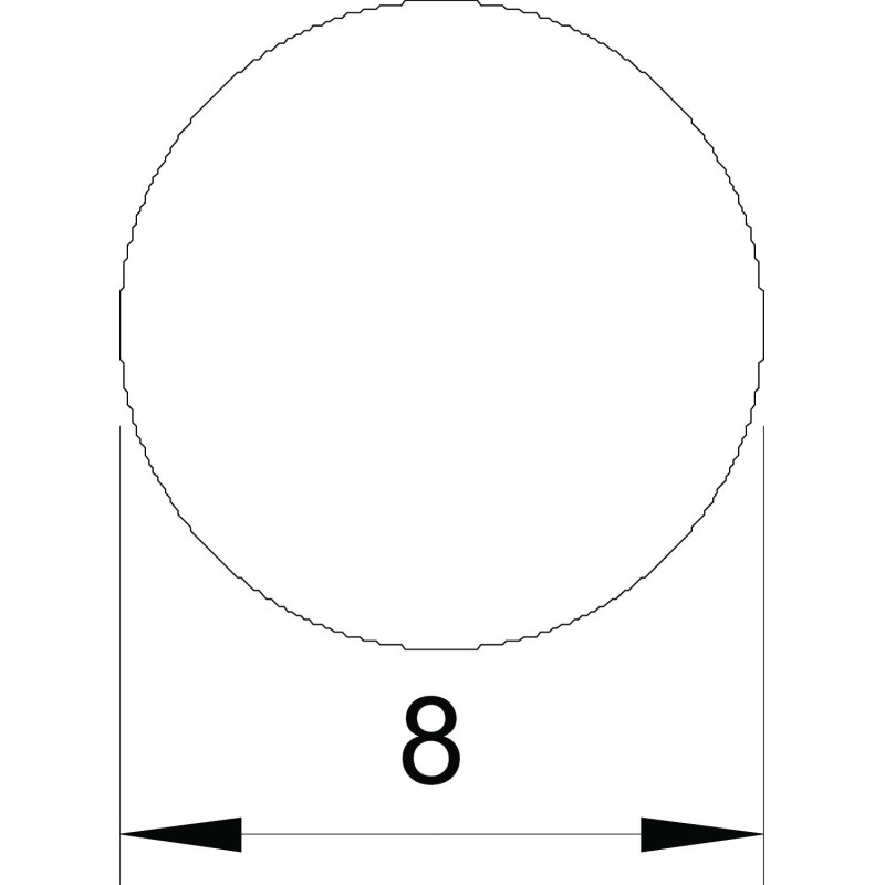 Круглый проводник ø8мм медь (1пог.м) [5021480] RD 8-CU OBO bettermann