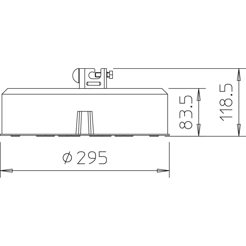 Бетонное основание с держателем ø295x118,5мм морозостойкая [5403103] F-FIX-10 OBO Bettermann