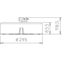 Бетонное основание с держателем ø295x118,5мм морозостойкая [5403103] F-FIX-10 OBO Bettermann