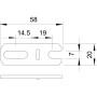 Скоба для плоских проводников 30мм 58x20мм оцинкованная сталь [5228328] OBO bettermann