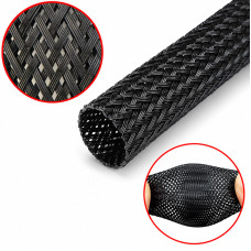 Оплетка для кабеля PET-50 (49мм-70мм 4/0.30mm) змеиная кожа (1м) [PET-50] TACTIX