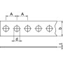 17х0.7мм Лента перфорированная монтажная цинк белый (10м) [1475914] OBO bettermann