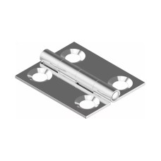 Петля 40х40x0,8мм нержавеющая сталь [NM400NM48150404000] Metalvis