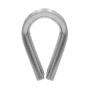 DIN6899 Коуш для троса ø13мм цинк білий [3KO200000003KO1302] Metalvis