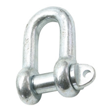 DIN82101 Карабин М12 U-образный цинк белый (5 шт.) [3KR20U000003KR0120] Metalvis