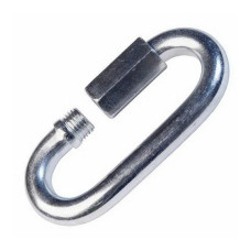 Карабин винтовой ø3,5х29мм с муфтой цинк белый (10 шт.) [3KR200000003KR0352] Metalvis