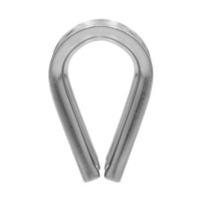 DIN6899 Коуш для троса ø4мм цинк белый [3KO200000003KO0402] Metalvis