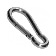 DIN5299C Карабин ø4x40мм пожарный цинк белый [3KR20P000003KR4040] Metalvis