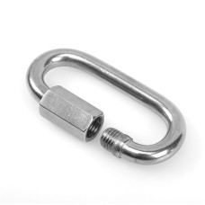 Карабин гвинтовий ø6мм с муфтой нержавеющая сталь [N3KR0Q000N3KR06001] Metalvis