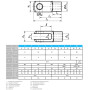 DIN71752G Вилкова головка 8x32мм цинк білий [5M71000717520G0832] Metalvis