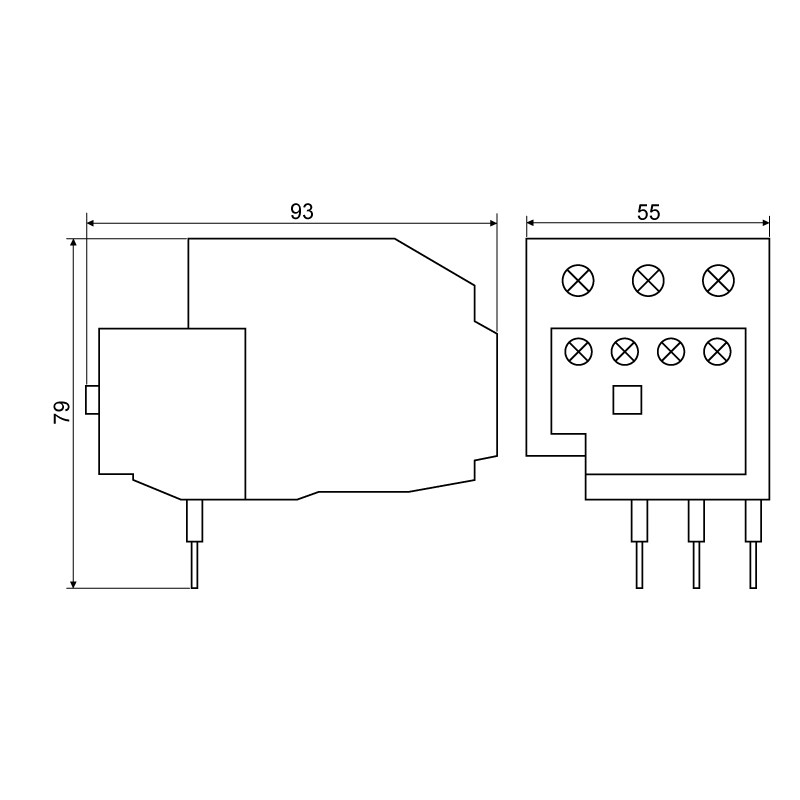 Теплове реле для ПМ2 23-32А [A0040060015] PT 2353 (LR2-D2353) АСКО