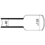Ø120/40мм Термоусадочная трубка с клеевым слоем черная (1м) [A0150040069] ТСК АСКО
