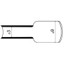 Ø9,5/3мм Термоусадочная трубка с клеевым слоем желтая (1м) [A0150040106] ТСК АСКО