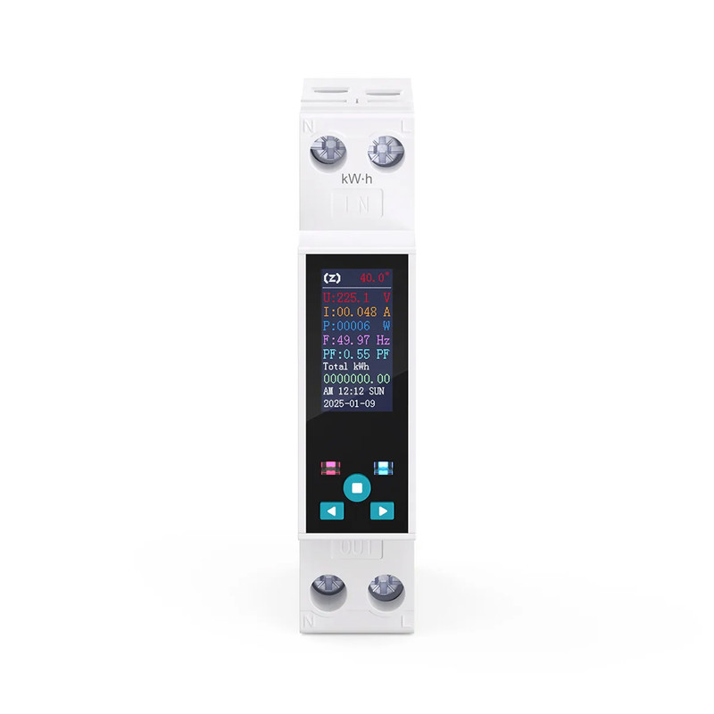ZigBee розумне-реле з повним захистом, лічильниками, таймером 1P+N 50A 230V Smart Life, Tuya [TO-Q-SYS-JZT] Tongou