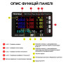 WiFi трифазне розумне-реле з повним захистом, лічильниками, таймером 3P+N 40A 400V Smart Life, Tuya [KWS-306WF] Taxnele