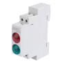 Модульная сигнальная арматура AC 230V красный-зеленый [p059007] E.NEXT e.i.din.220.red.green