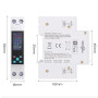 ZigBee розумне-реле з повним захистом, лічильниками, таймером 1P+N 50A 230V Smart Life, Tuya [TO-Q-SYS-JZT] Tongou