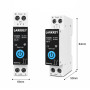 WiFi розумний-вимикач з повним захистом, лічильниками, таймером 1P+N 63A 230V Smart Life, Tuya [LK-VAP-V2] LARKKEY