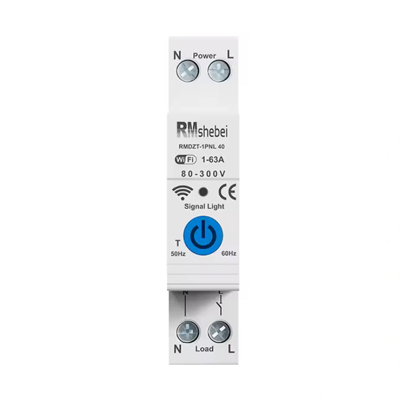 ZIgBee умный-выключатель, только таймер 1P+N 63A 230V Smart Life, Tuya [RMDZB-1PNL 63T] RMshebei
